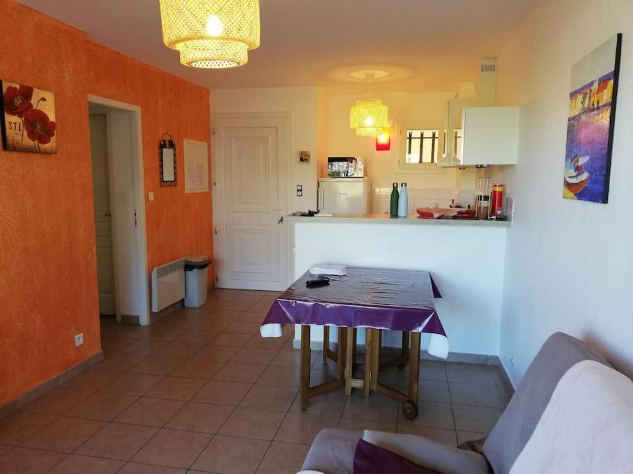 T3 En Rdj Pour 6 Pers Dans Residence Avec Piscine Propriano  Exterior foto